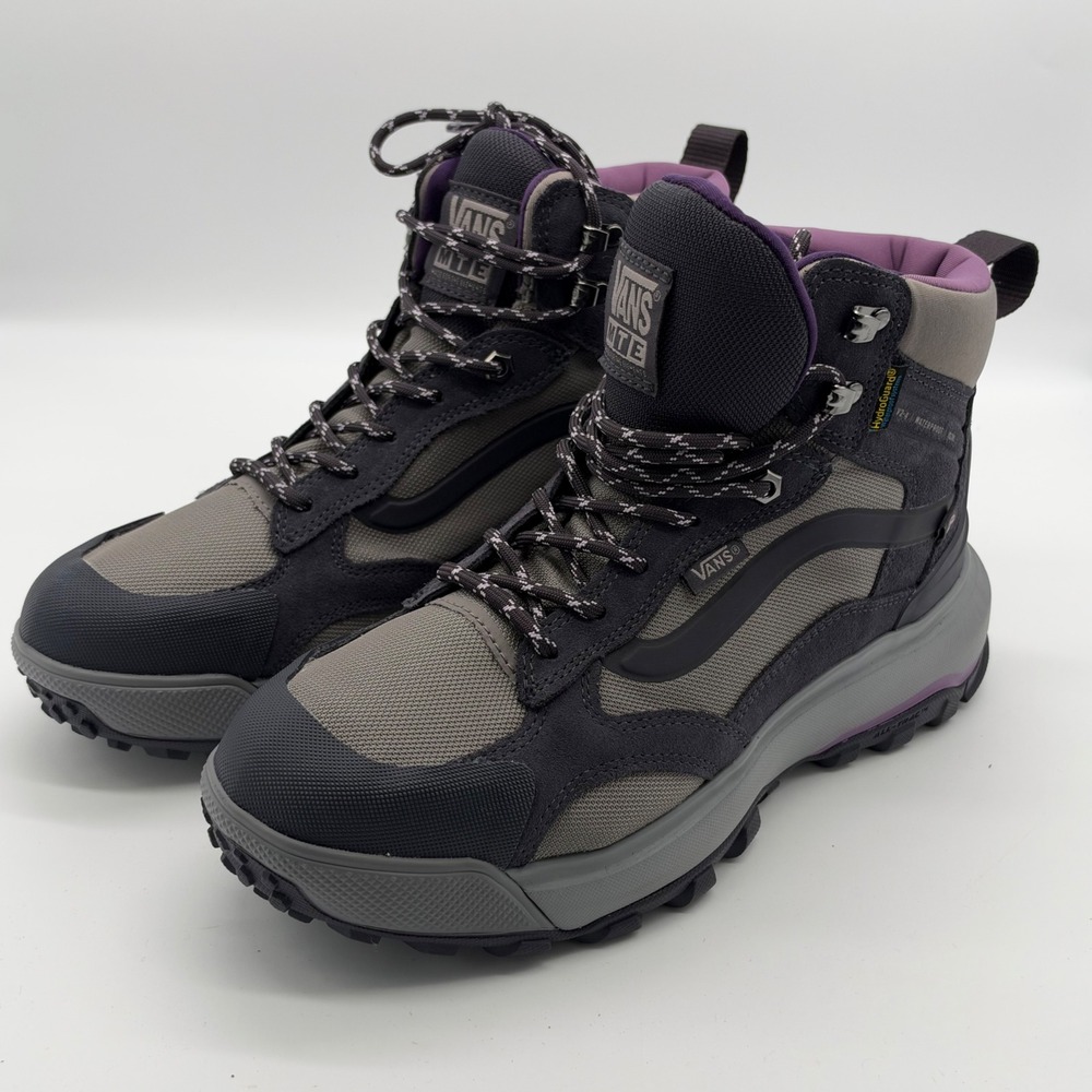Vans Ultrarange EXO Hi MTE-2 Gray Purple Sneakers Mens 8 Womens 9.5 NWOT